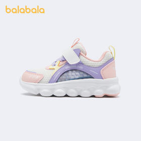 拉巴拉童鞋儿童运动鞋跑鞋男女童秋季新款甜酷抗菌小童鞋子轻便