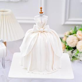 【我的婚纱】叮当CAKE生日蛋糕-翻糖蛋糕