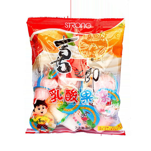 「回忆童年味道」喜之郎果冻360g袋装 什锦乳酸休闲果冻 商品图3