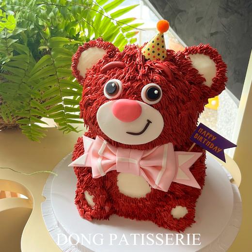 立体草莓熊 · 奶油霜蛋糕 商品图0