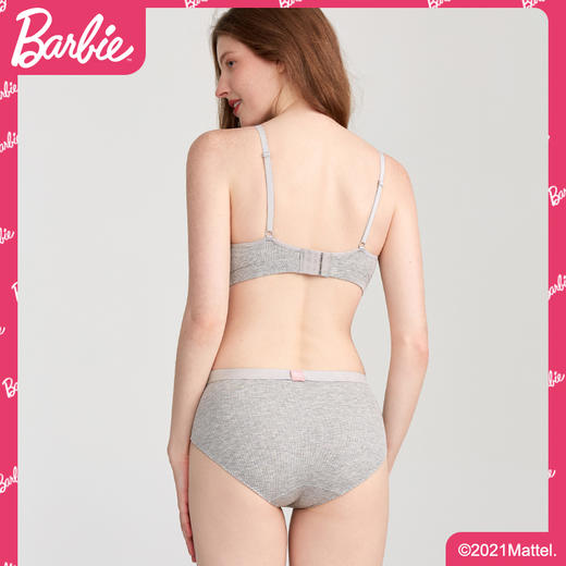 好奇蜜斯BARBIE内衣夏薄款女背心式文胸套装显胸小无钢圈胸罩奥斯汀 商品图4