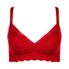 都市丽人内衣自然舒适A:中厚B:薄蕾丝三排扣树脂胶圈3/4杯常规文胸LB22B1 商品缩略图8
