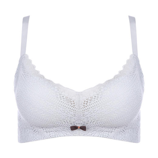 都市丽人内衣自然舒适A:中厚BC:薄蕾丝三排扣无钢圈3/4杯文胸LB22G2 商品图0
