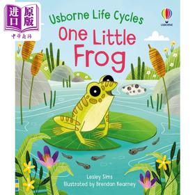 【中商原版】One Little Frog 一只小青蛙 英文原版儿童绘本 动物及动物故事 Lesley Sims 3到6岁