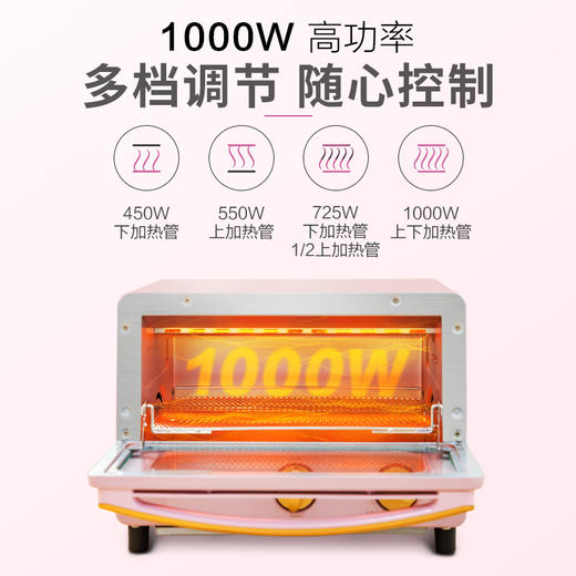 日本爱丽思电烤箱 IRIS迷你台式全自动 多功能 家用烘焙EOT-01C 商品图3