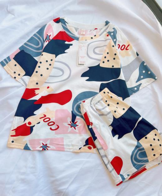 【2件套】唐朵琪纯棉夏季睡衣套装 （100%纯棉） 商品图5