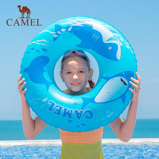 骆驼儿童游泳圈海边沙滩游泳浮圈男童女童宝宝加厚充气泳圈救生圈 Y1S3PF608 商品图2
