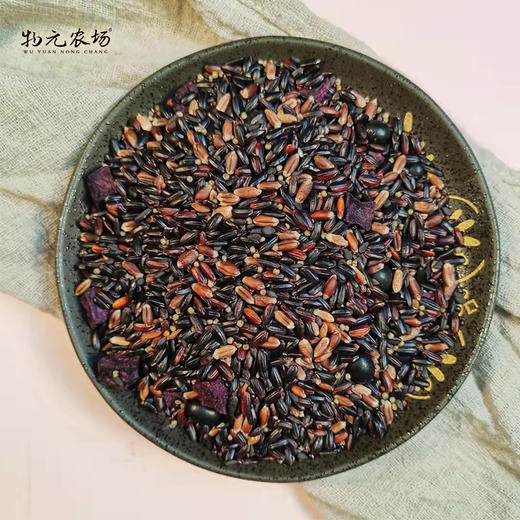 *黑八宝杂粮米全胚芽|五色养五脏|养生粥饭米糊|营养师搭配黑色|物元农场2kg 商品图4