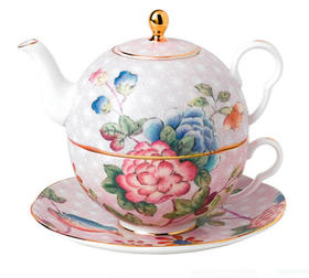 【团购展示】WEDGWOOD玮致活 杜鹃一人悦享茶具