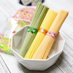 日本进口宝宝面条播州三色面婴儿童胡萝卜蔬菜细面条营养辅食