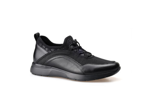 豪麟名鞋奥莱都彭男鞋牛皮革+织物休闲鞋E31211039黑色  原价3660元 商品图0