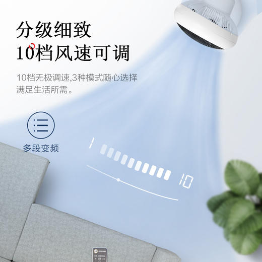 日本爱丽思 家用落地摇头电风扇 静音直流变频 IRIS空气对流循环扇STF-DC15T 商品图1