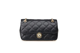 豪麟名鞋奥莱迪嘉女装牛皮革手袋TWPB22SX202黑色  原价1960元