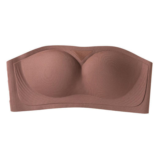 BNS10827新款无肩带防滑小胸无痕防走光抹胸隐形果冻无钢圈文胸 商品图10