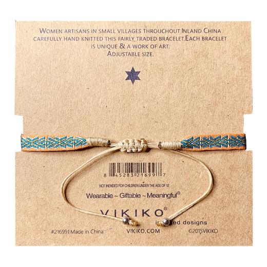 【镶砖编织手绳】VIKIKO复古编织绳彩钻 15-25cm 商品图4