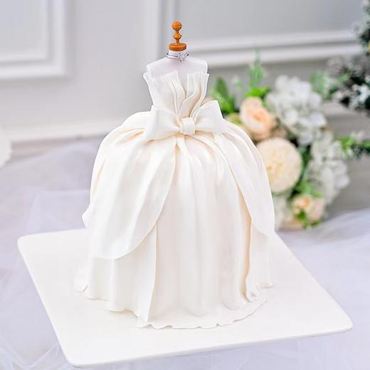【我的婚纱】叮当CAKE生日蛋糕-翻糖蛋糕 商品图1