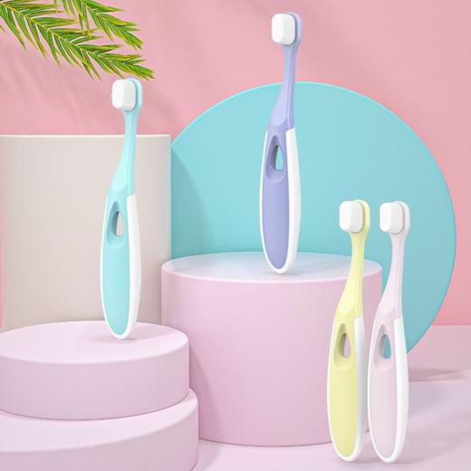 【儿童护齿牙刷】万根毛儿童牙刷柔软刷毛可爱小刷头3-12岁乳牙训练单支装 商品图0