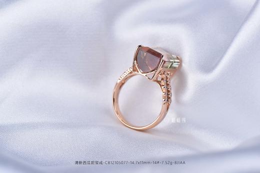 【清新】西瓜碧玺戒-CB12105077 商品图3