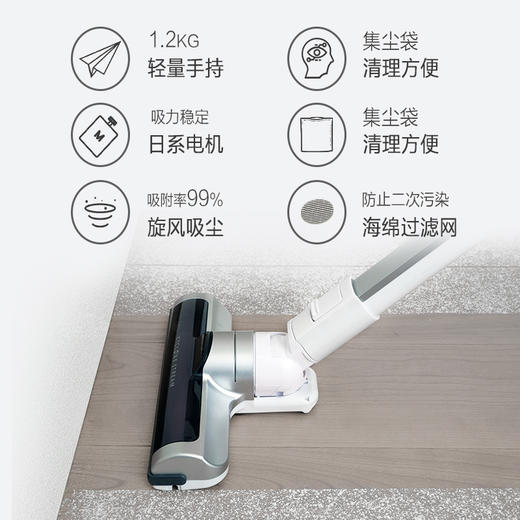 日本爱丽思无线吸尘器 家用手持轻量 IRIS小型充电式家车两用IC-SLDC8 商品图2