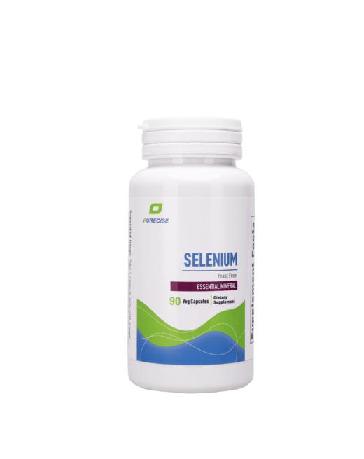 【天然麦芽硒-硒代蛋氨酸】Selenium 90粒 三个月剂量  不含酵母 每粒200mcg天然麦芽硒 Purecise倍赛思 商品图7