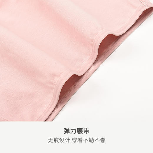 洁丽雅4条装中腰棉质内裤女亲肤舒适甜美透气女士内裤 商品图6