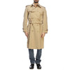 BURBERRY 巴宝莉 男士棉质威斯敏斯特版型 - 中长款 Heritage Trench 束腰风衣 卡其色 4073478 70500 商品缩略图0