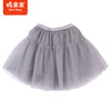 商场同款棉果果秋季新款女童质感时尚灰色百褶裙网纱半裙百搭半身裙M322210422464 商品缩略图2