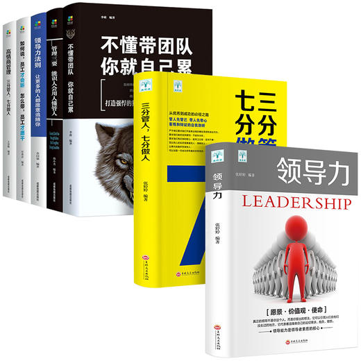 【正版全7册】领导力+三分管人七分做人高情商领导者管理的成功法则管理三要不懂带团队你就自己累规范化团队管理企业制度书籍 商品图4