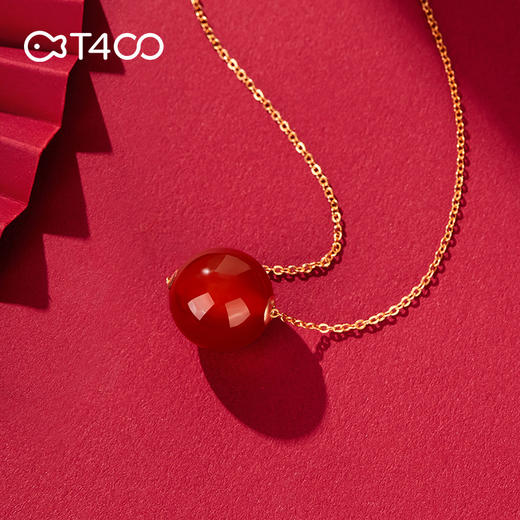 【品牌优选】T400 红玛瑙吊坠项链  红彤彤的爱 商品图5