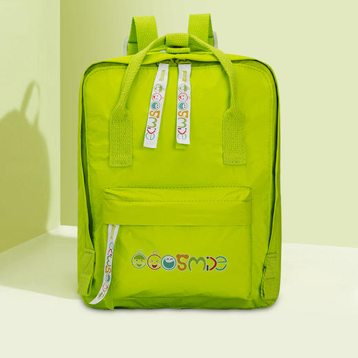 方块形状书包儿童书包女性休闲学生上学背包 商品图4