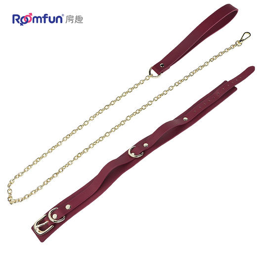 roomfun 房趣 纯皮牵引项圈 商品图5