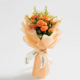 【+29.9元得】怦然鲜花1束 ，鲜花象征陪伴，蛋糕象征甜蜜，为重要日子增添仪式感。（全国加价购）