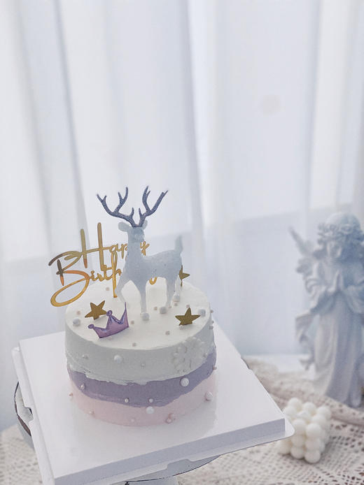 一鹿有你一鲜奶动物奶油蛋糕 商品图1