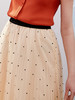 欧芮儿2019新款女装夏装波点网纱半身裙女中长款高腰显瘦百褶裙子 商品缩略图2