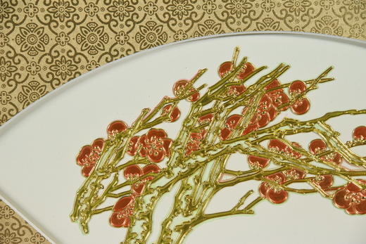 中华老字号蔡氏漆线雕梅（淡泊）送礼必备 商品图2