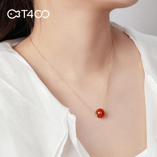 【品牌优选】T400 红玛瑙吊坠项链  红彤彤的爱 商品图1