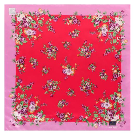 韩国品牌（桑蚕丝棉）印花小方巾 上 商品图1