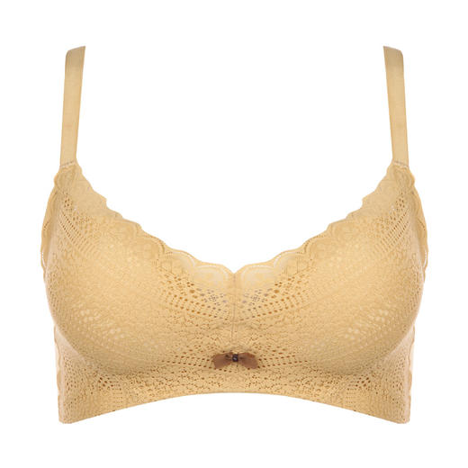 都市丽人内衣自然舒适A:中厚BC:薄蕾丝三排扣无钢圈3/4杯文胸LB22G2 商品图7