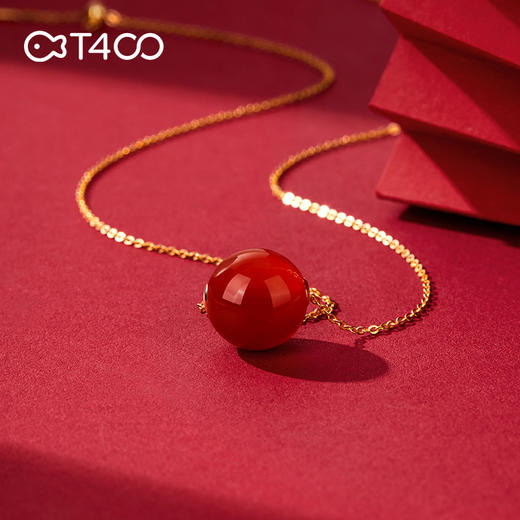 【品牌优选】T400 红玛瑙吊坠项链  红彤彤的爱 商品图6