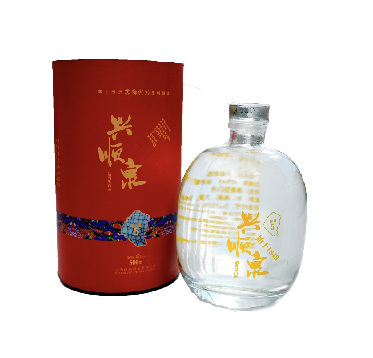 绿都 兴顺泉5年500ml/瓶