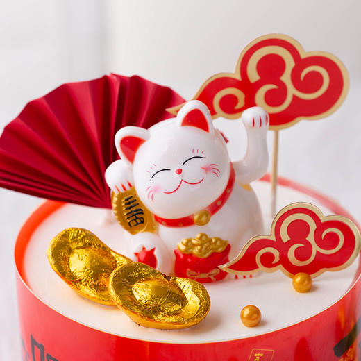 招财进宝-小手一招财源滚滚来！-约5寸【下午茶蛋糕】 商品图2