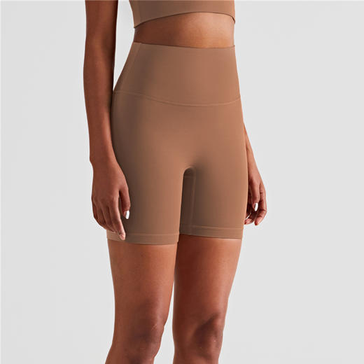 《5送1 12送3》HWT新款运动瑜伽短裤五分裤跑步健身服消除尴尬T线裤 商品图14