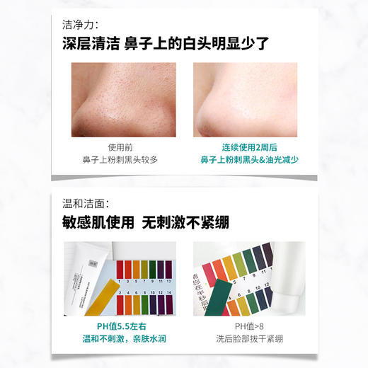 润凰积雪草氨基酸修护洁面乳 温和洁净水润不紧绷补水洁面乳 商品图4