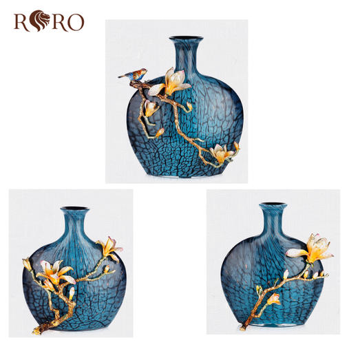 【团购展示】琼花玉枝摆件（大-黄、中-黄、小-黄） 商品图0