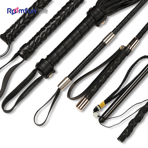 roomfun 房趣 女王马鞭SP拍大屁股惩罚夫妻情侣调教工具情趣鞭子小皮鞭皮拍 商品图5