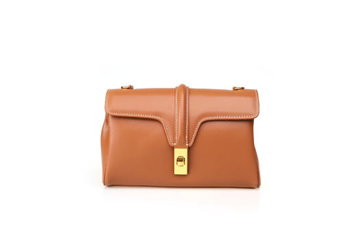 豪麟名鞋奥莱迪嘉女装牛皮革手袋TWPB22TW205棕色  原价1660元 商品图0