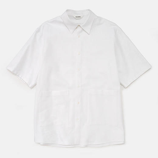 DIGAWEL  S/S Shirt HEAVY-OX 重磅牛津纺经典款短袖宽松衬衫 商品图4