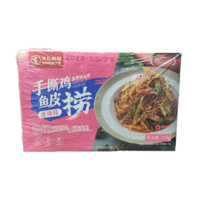 天农食品 • 手撕鸡丝鱼皮捞（210g）（香辣味）