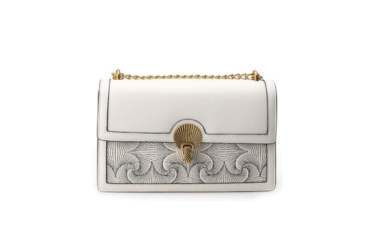 豪麟名鞋迪嘉女装牛皮革手袋WPB22SX006白色 商品图0