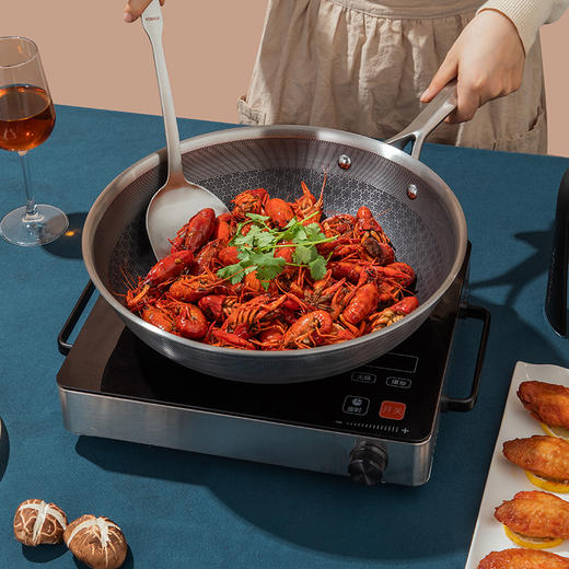 【米米酱福利】康巴赫旗舰S款蜂窝炒锅32CM 商品图1